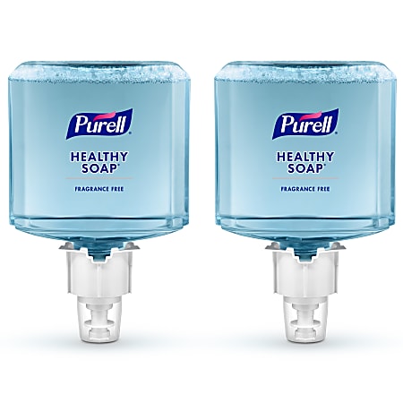 Purell® Healthy Gentle & Free Foam Hand Soap, Unscented, 40.57 Oz, Carton Of 2 Bottles