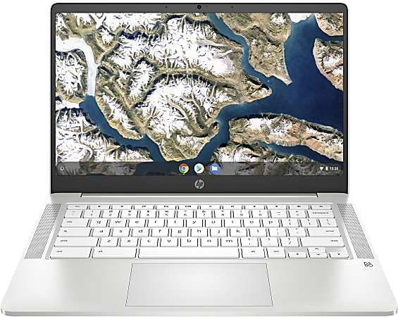 HP 14a-na0020nr Chromebook, 14" Screen, Intel® Celeron®, 4GB Memory, 32GB eMMC, Google™ Chrome OS, 9PG29UA#ABA