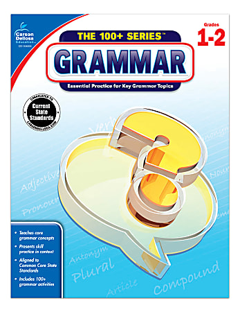 Carson-Dellosa™ 100+ Series™ Grammar Workbook, Grades 1-2