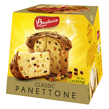 Bauducco Foods Classic Panettone, 16 Oz, Case of 12 Boxes
