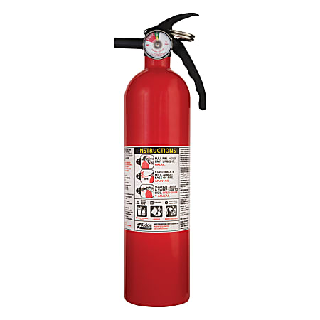 Kidde 1-A 10 B:C Full Home Fire Extinguisher, 2.5 Lb, 14-7/16" x 4-5/8"