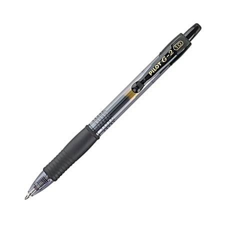 Pilot G2 Premium Gel Roller Pen Bold Point 1.0 mm Black Barrel Black Ink  Pack Of 12 - Office Depot