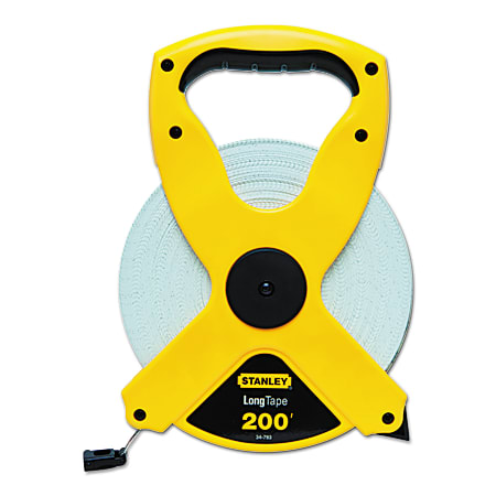 Black+Decker Open Reel Fiberglass Long Tapes, 1/2 in x 200 ft, Double Sided