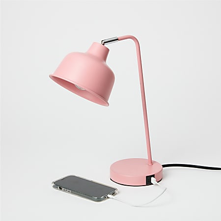 Dormify Noa Charging Desk Lamp, Pink