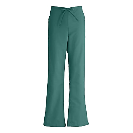 Medline ComfortEase™ Polyester/Cotton Modern Fit Ladies' Tall Cargo Scrub Pants, Small, Evergreen