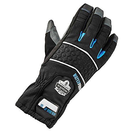 Ergodyne ProFlex 819WP Extreme Thermal Waterproof Gloves, XX-Large, Black