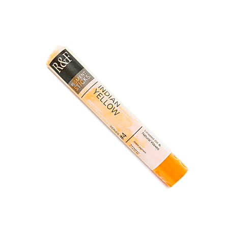 R & F Handmade Paints Pigment Sticks, 38 mL, Indian Yellow, Pack Of 2