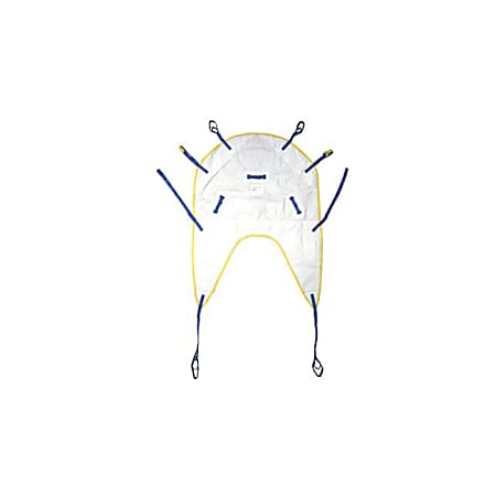 Medline Disposable U-Shaped Patient Slings, Medium, White, Pack Of 10