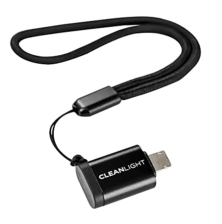 KeySmart CleanLight Mini Portable UV Light Sterilizer,  Black