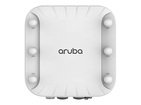 HPE Aruba AP-518 (US) - Hardened - wireless access point - Bluetooth, Wi-Fi 6 - 2.4 GHz, 5 GHz - BTO - in-ceiling