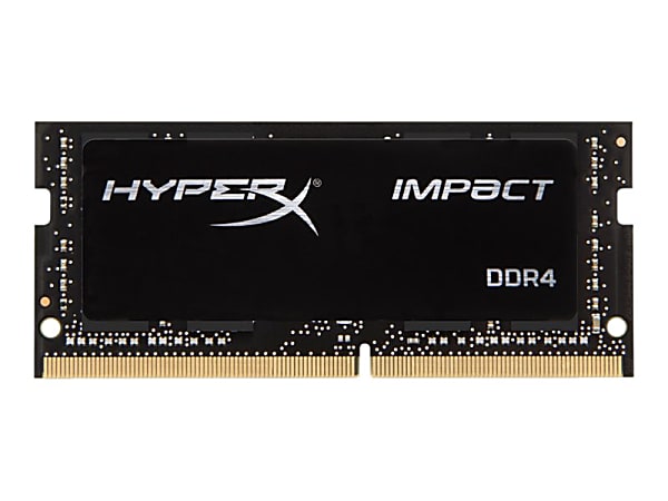 HyperX Impact - DDR4 - module - 8 GB - SO-DIMM 260-pin - 2666 MHz / PC4-21300 - CL15 - 1.2 V - unbuffered - non-ECC - black