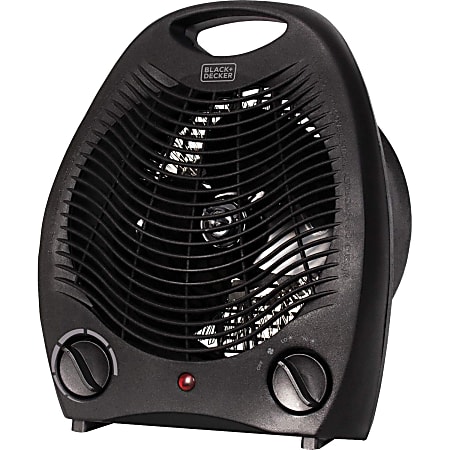 Black+Decker BHD101B 1,500-Watt Personal Desktop Heater (Black) - Electric - Electric - 4 x Heat Settings - 1500 W - Desktop - Black