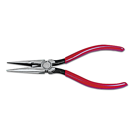 Ergonomics Side Cutting Needle Nose Pliers, Forged Alloy Steel, 6 5/8 in