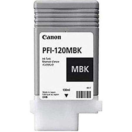 Canon PFI-120 MBK - 130 ml - matte black - original - ink tank - for imagePROGRAF GP-200, GP-300, TM-200, TM-205, TM-300, TM-305