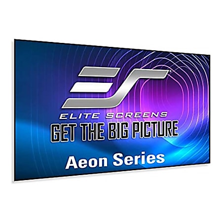 Elite Screens Aeon - 100-inch 16:9, 4K Home Theater Fixed Frame EDGE FREE Borderless Projection Projector Screen, AR100WH2"