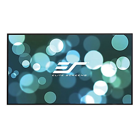 Elite Screens Aeon - 120-inch 16:9, 4K Home Theater Fixed Frame EDGE FREE Borderless Projection Projector Screen, AR120WH2