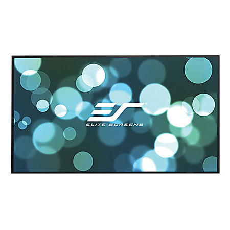 Elite Screens Aeon - 120-inch 16:9, 4K Home Theater Fixed Frame EDGE FREE Borderless Projection Projector Screen, AR120WH2