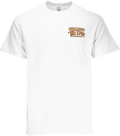 Custom Full-Color Cotton T-Shirt, White