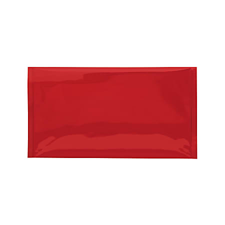 Office Depot® Brand Metallic Glamour Mailers, 10-1/4" x 6-1/4", Red, Case Of 250 Mailers