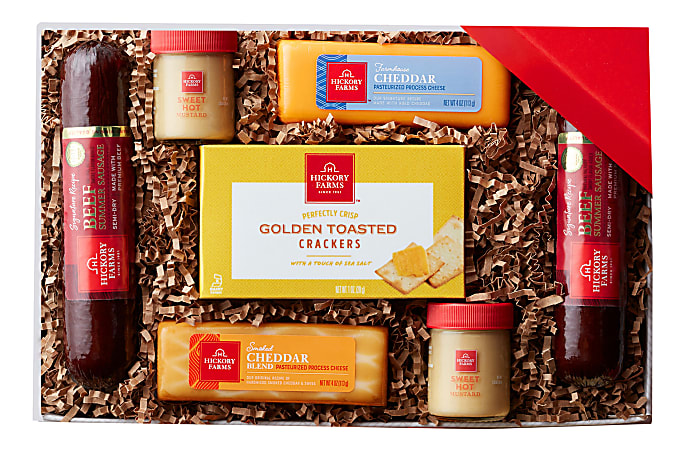Givens Hickory Farms Gourmet Bites Meat And Cheese Gift Box