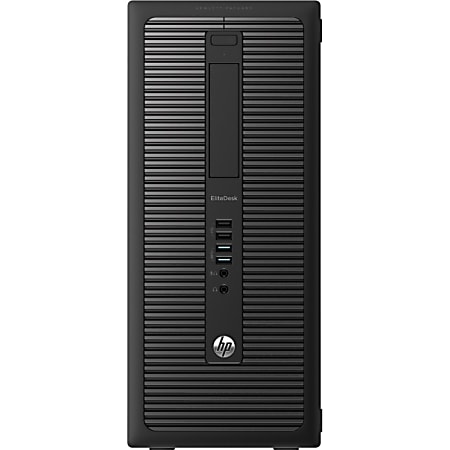 HP EliteDesk 800 G1 Desktop Computer - Intel Core i5 i5-4590 3.30 GHz - 4 GB DDR3 SDRAM - 500 GB HDD - Windows 7 Professional 64-bit - Micro Tower - Black