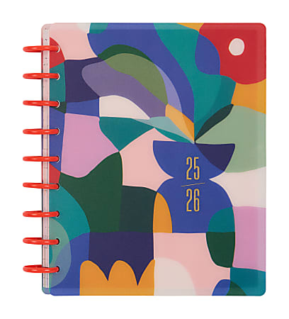 2025-2026 Happy Planner Monthly/Weekly Classic Happy Planner, 7" x 9-1/4", Mod Mosaics, July 2025 To June 2026, PD0024C012