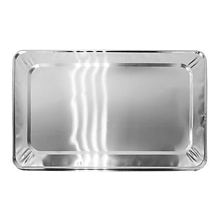 Karat Full-Size Foil Steam Table Pan Lids, Silver, Set Of 50 Lids