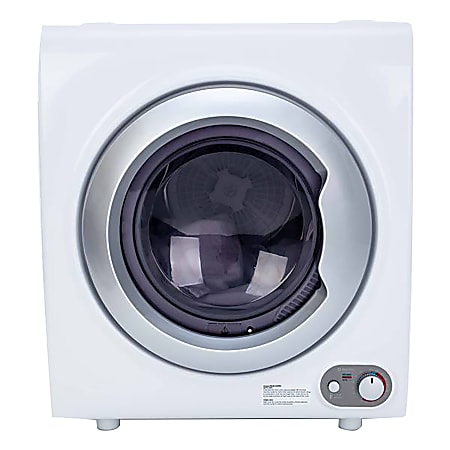 Avanti 2.6 Cu. Ft. Front Load Electric Dryer, 27-3/4”H x 18-3/4”W x 18-3/4”D, White