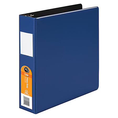Wilson Jones® Original DublLock® Round-Ring Binder, 2" Rings, Dark Blue