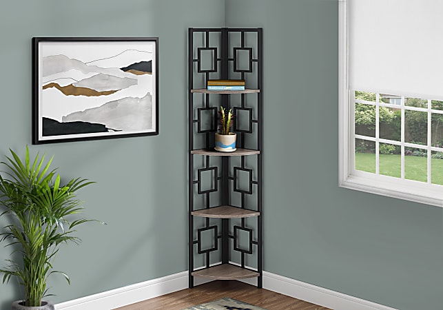 Monarch specialties corner outlet bookcase