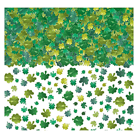 Amscan 374840 St. Patrick's Day Super Mega Value Confetti Packs, Set Of 2 Packs