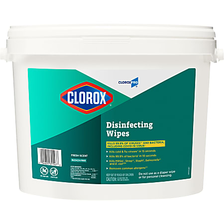 CloroxPro&trade; Clorox Disinfecting Wipes, Fresh Scent, Pack Of 700 Wipes