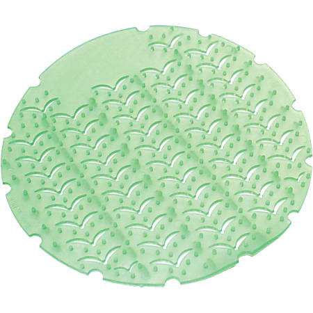 Impact Products High-fragrance Urinal Screen - Melon Green - Lasts upto 30 Day - Odor Neutralizer, Clog Remover, Splash Resistant, Flexible, Non-slip, Deodorizer - 10 / Carton - Green