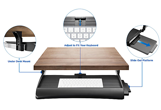 Keyboard tray keeps sliding out hot sale