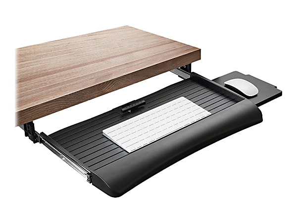 Office depot desk sales with keyboard tray