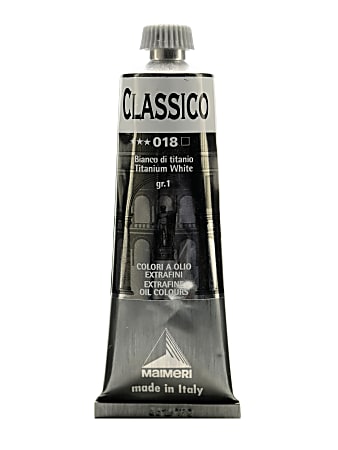 Maimeri Classico Oil Colors, 60 mL, Titanium White, Pack Of 2