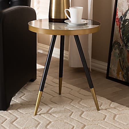Baxton Studio Modern Accent Table 21 34 x 17 516 x 17 516 ...