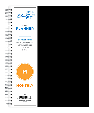 Blue Sky™ Monthly Planner, 8" x 10", Barcelona, January to December 2021, 100004