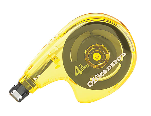 Yellow out correction tape store