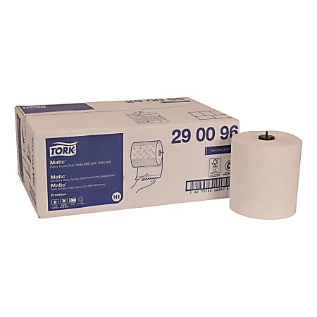 Tork® Premium Soft Matic® 2-Ply Paper Towels, 704 Sheets Per Roll, Pack Of 6 Rolls