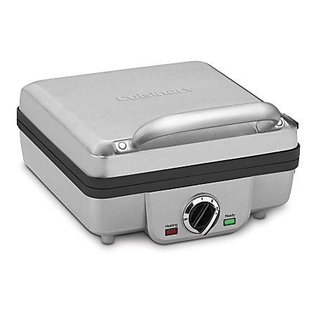 Cuisinart Belgian Waffle Maker With Pancake Plates, Silver, Total Qty 1