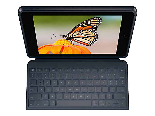 Logitech Rugged Combo 3 Rugged Keyboard/Cover Case (Folio) for 10.2" Apple iPad (7th Generation), iPad (8th Generation) Tablet - Classic Blue