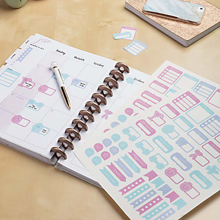 Avery® Sticker Project Paper, Letter Size (8 1/2" x 11"), White, Pack Of 15 Sheets