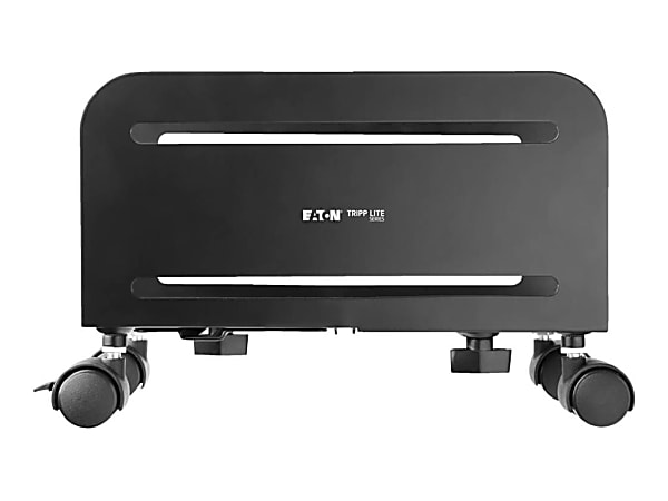 Tripp Lite Mobile CPU Caddy for Computer Towers -Adjustable, Locking Casters, Black - 22.05 lb Capacity - DCPU2