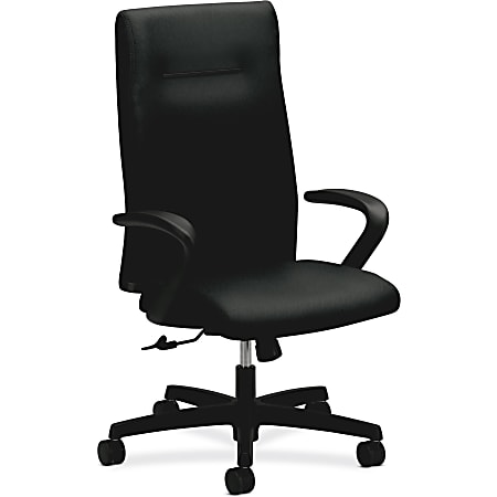 HON® Ignition® Executive Fabric High-Back Chair, Black