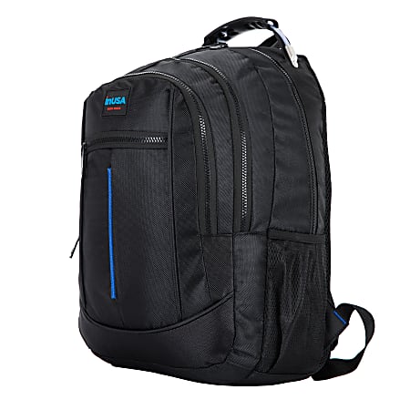 InUSA ROADSTER Executive Backpack With 15.6” Laptop Pocket, Black