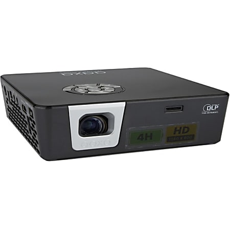 AAXA Technologies HP-P6X-01 DLP Projector - 16:9 - Black, Gray - 1280 x 800 - Front - 30000 Hour Normal Mode - WXGA - 2,000:1 - 1000 lm - HDMI - USB