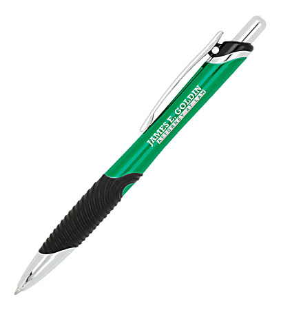 Silver Polished Accent Pen, Medium Point