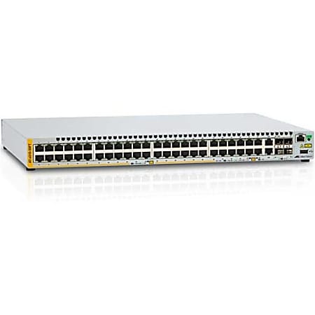Allied Telesis AT-x310-50FT Layer 3 Switch - 48 Ports - Manageable - Fast Ethernet, Gigabit Ethernet - ATX31050FT90