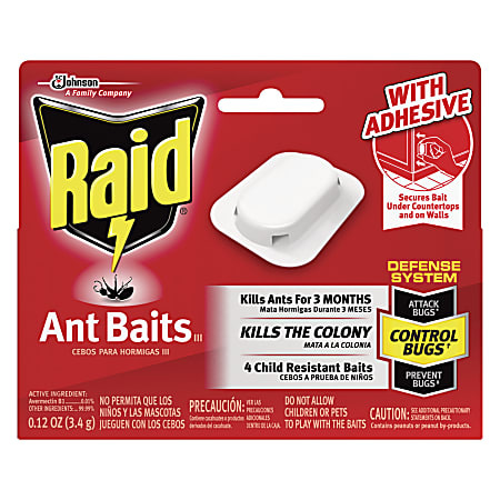 Raid Ant Baits, Pack Of 4